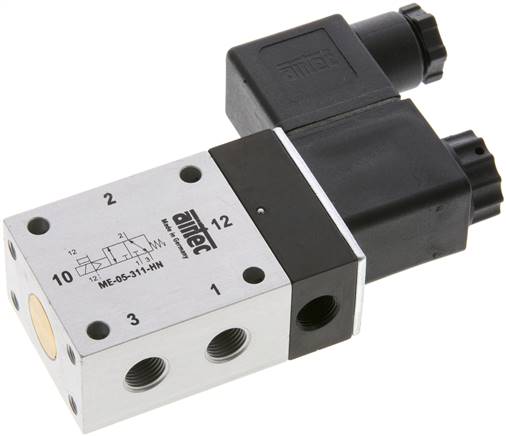 válvula solenoide 3/2 G1/8'' Piloto externo 24V AC 0-10bar/0-140psi Airtec