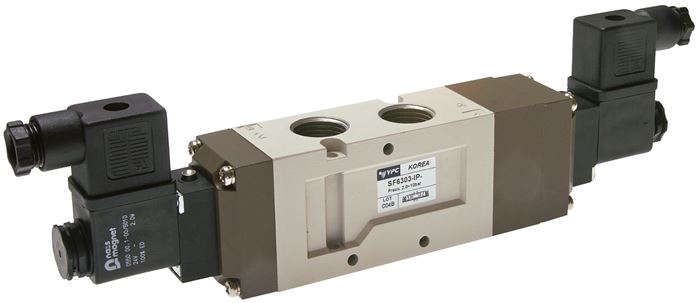 válvula solenoide biestable 5/2 G1/2'' 230V AC 1.5-10bar/21.0-140psi YPC