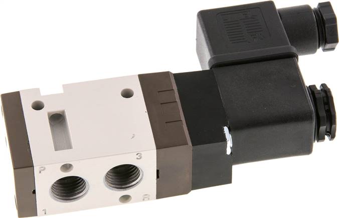 válvula solenoide 3/2 G1/4'' NC 24V DC 1.5-10bar/21.0-140psi YPC