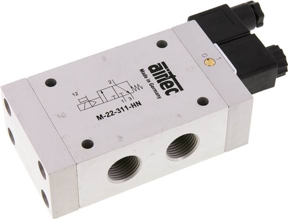 electrovanne NO 3/2 G1/2'' 24V DC 2-10bar/28-140psi Airtec