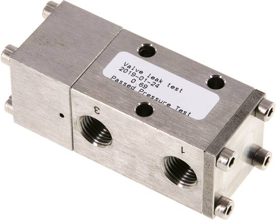 3/2 G1/4'' (G1/8'') Universal Air Pilot Valve Stainless Steel -0.95-12bar/-13.2-168psi