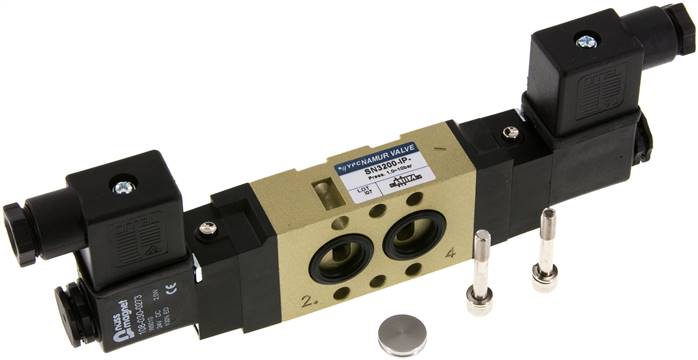 5/2 G1/4'' NAMUR Bistable Solenoid Valve 230V AC 1.5-10bar/21.0-140psi YPC