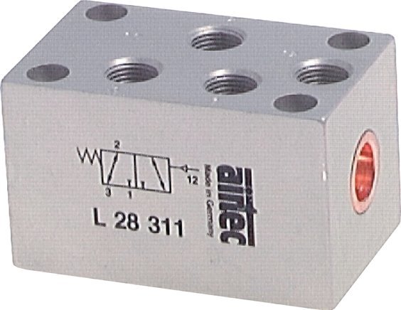 3/2 G1/8'' Válvula piloto de aire ATEX 1-10bar/14-140psi Airtec