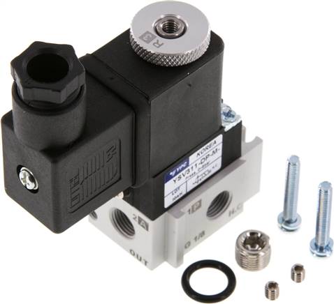 3/2 G1/8'' M5 (M5) NC Solenoid Valve 12V DC 0-8bar/0-112psi YPC