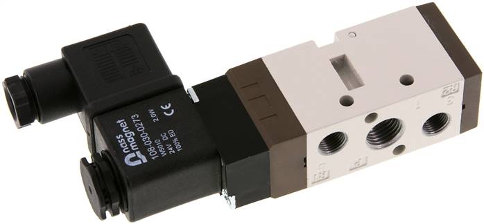 5/2 G1/4'' (G1/8'') Válvula solenoide 115V AC 1.5-10bar/21.0-140psi YPC