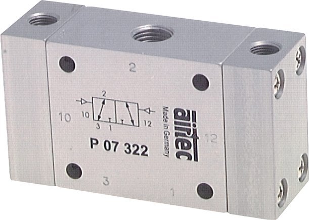 3/2 G1/4'' (G1/8'') Luftsteuerventil Dominant 0-10bar/0-140psi Airtec