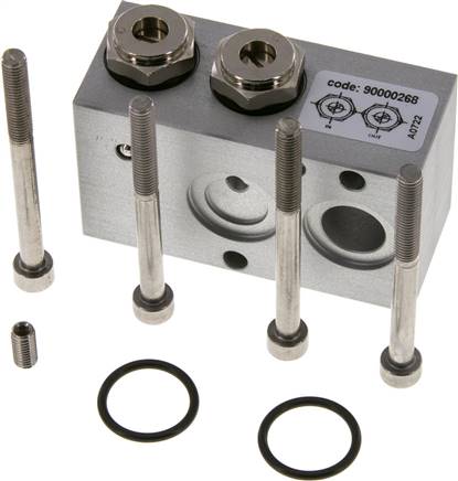 NAMUR Adapter Plate 3/2-way Flow Control for Supply and Exhaust Air Side