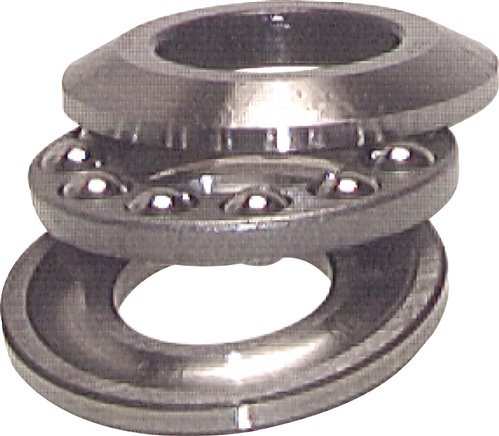 Axialkugellager 25x47x16,7mm DIN 711 sphärische Auflagefläche