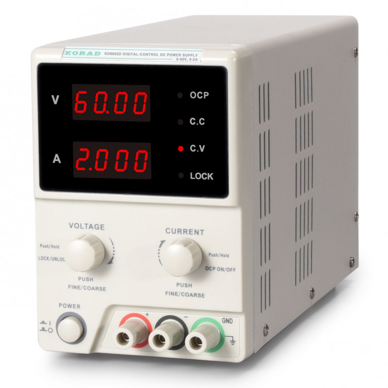 Korad KD6002D Labvoeding