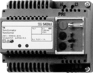 Siedle - TR - Alimentation électrique universelle 0/12V 2,5A | 200033600-00