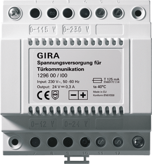 Fuente de alimentación universal Gira 24V 0.3A | 129600