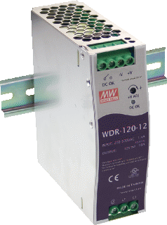 Fuente de alimentación Mean Well WDR CC 24V | WDR-120-24