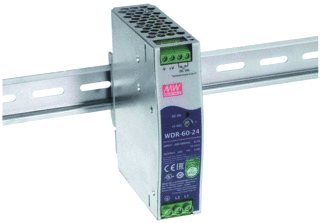 Fuente de alimentación Mean Well WDR CC 24V | WDR-60-24