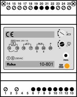 Fuente de alimentación universal Niko NAC 24V 0,05A | 10-801