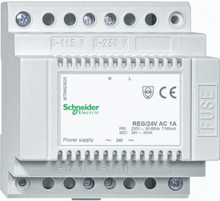 Schneider Electric Merten KNX Alimentation AC 24V AC/1A | MTN663529