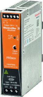 Weidmüller Pro ECO Universal Power Supply 24V 3A | 1469470000