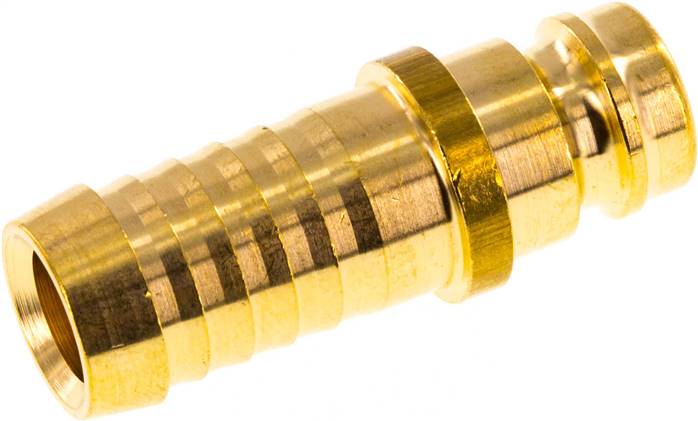 Brass DN 9 Mold Coupling Plug 13 mm Hose Pillar [5 Pieces]