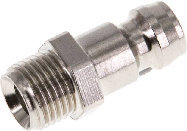Bouchon de raccord de moule DN 6 en laiton, filetage mâle 1/8 pouce [5 pièces].
