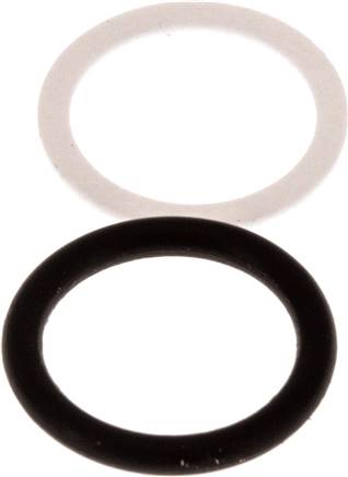 PTFE/NBR Seals Set for ISO 7241-1 A Hydraulic Coupling (16 mm and 31 mm) [2 Pieces]