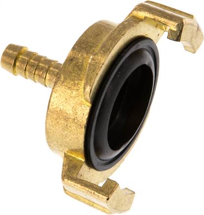 6 mm Hose Barb GEKA Garden Hose Brass Coupling [2 Pieces]