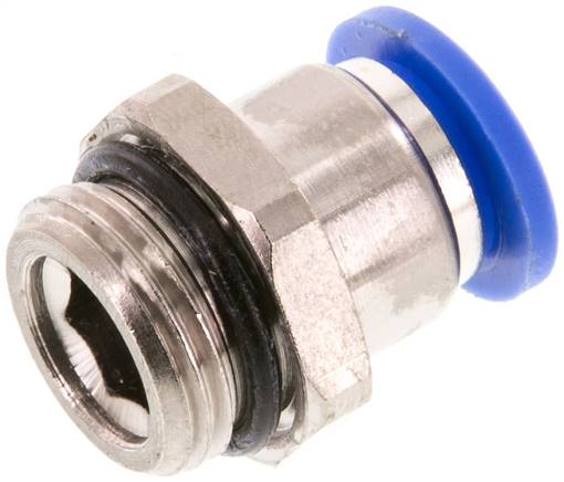 Raccord enfichable 10mm x G3/8'' avec filetage mâle laiton/PA 66 NBR [2 pièces].