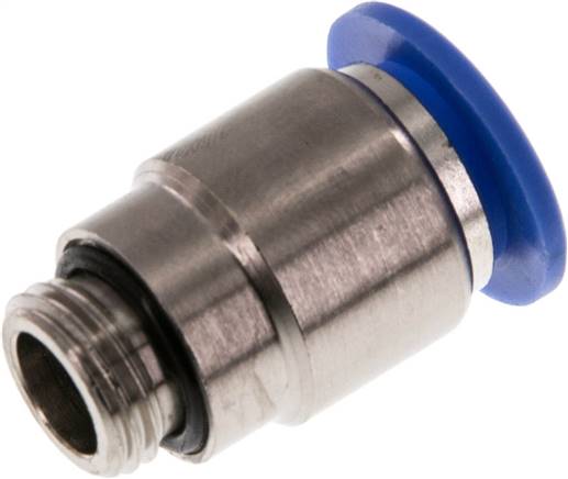 Racor rápido de 12mm x G1/4'' con rosca macho latón/PA 66 NBR hexágono interior [2 piezas]