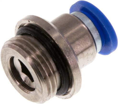 8mm x G3/8'' Messing/PA 66 Insteekfitting Buitendraad Binnenzeskant NBR [2 Stuks]