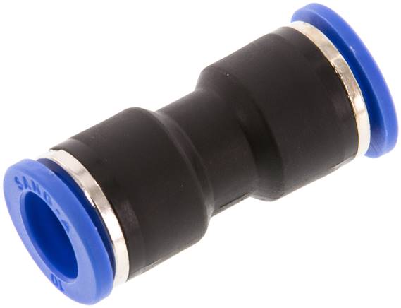 Raccord enfichable 10mm PA 66 NBR [2 Pièces].