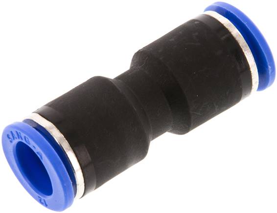 Raccord enfichable 12mm PA 66 NBR [2 Pièces].