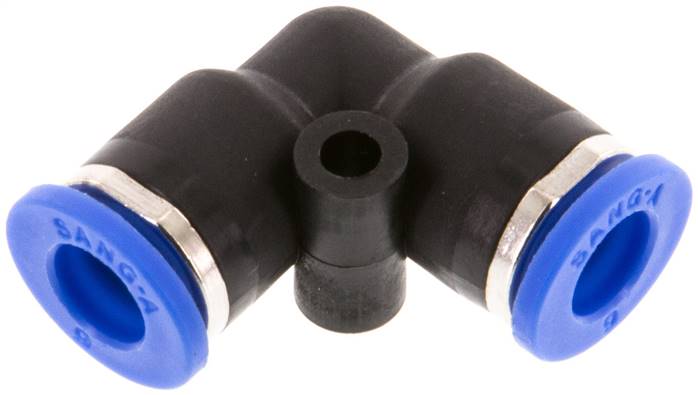 6mm 90deg Elbow Push-in Fitting PA 66 NBR [2 Pieces]