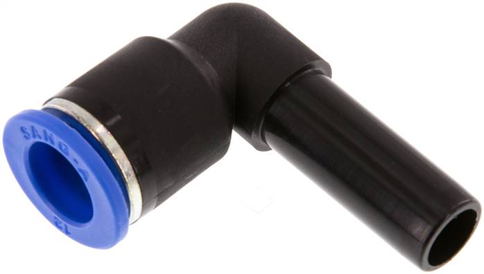 12mm x 12mm Coude 90deg Raccord enfichable avec plug-in PA 66 NBR [2 Pièces]