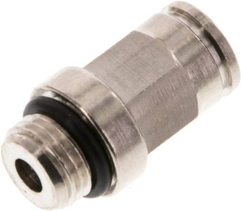 Raccord enfichable 6mm x M 10 x 1 avec filetage mâle Laiton NBR [2 Pièces].