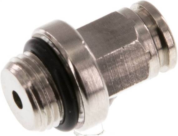 Raccord enfichable 4mm x G1/8'' à filetage mâle Laiton NBR [5 Pièces]