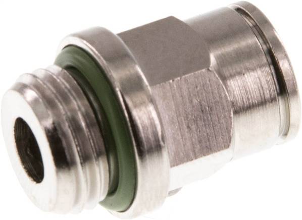 Raccord enfichable 8mm x G1/4'' avec filetage mâle Laiton FKM [2 Pièces].