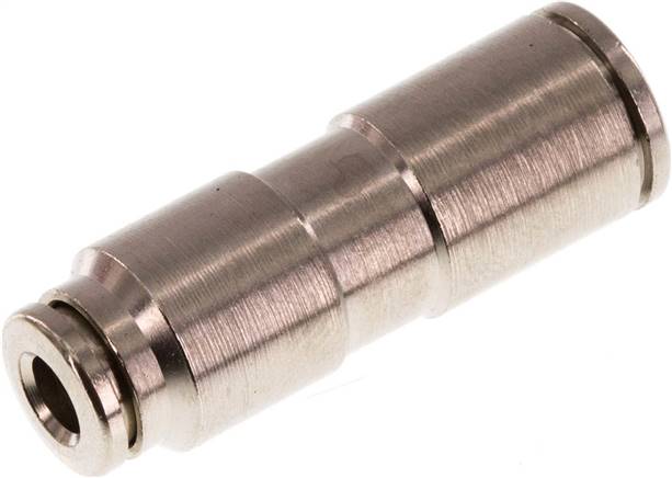 4mm x 6mm Einsteckfitting Messing NBR [2 Stück]