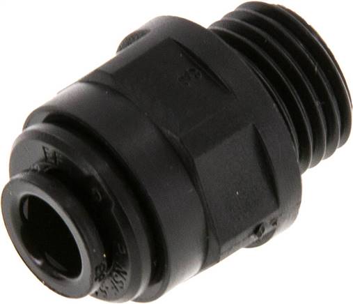 Raccord enfichable 6mm x G1/4'' avec filetage mâle POM NBR [2 pièces].