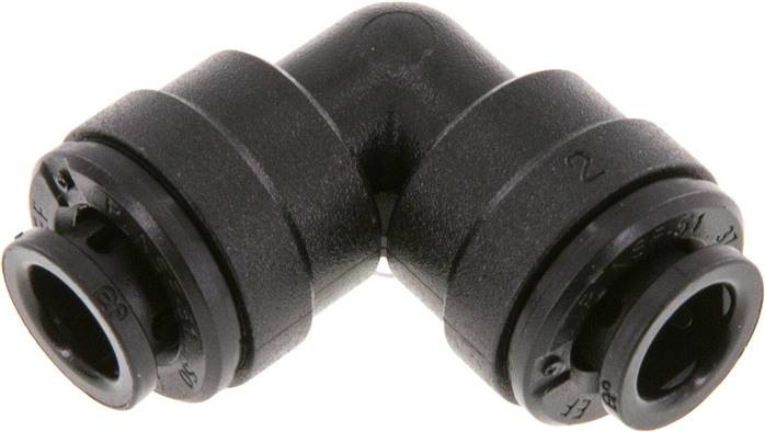 6mm 90deg Elbow Push-in Fitting POM NBR [2 Pieces]