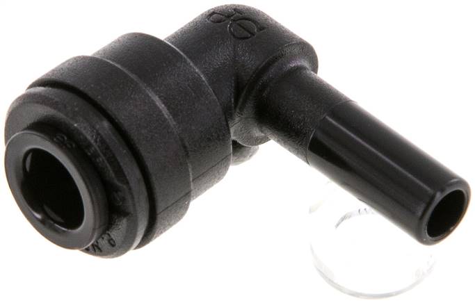 6mm x 6mm Coude 90deg Raccord enfichable avec plug-in POM NBR [2 Pièces]