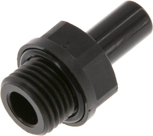 Raccord enfichable 8mm x G1/4'' avec filetage mâle POM NBR [5 pièces].