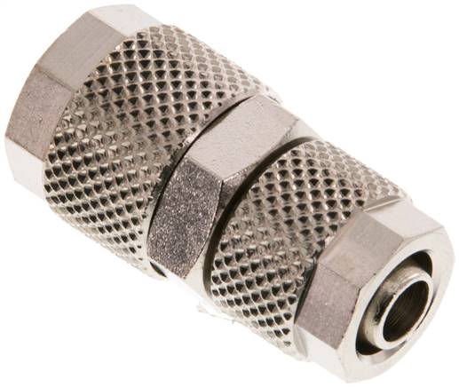 10x8 & 8x6 Nickel plated Brass Straight Push-on Fitting [2 Pieces]