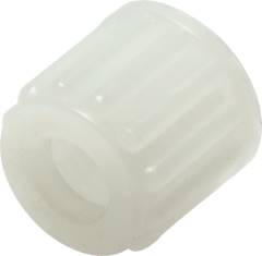 Écrou-raccord en PVDF 10x8mm (M16x1.5) moleté [2 pièces].