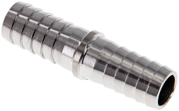 Conector de manguera de 9 mm (3/8'') de acero inoxidable 1.4301 de 40 mm [2 piezas]
