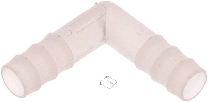 Connecteur de tuyau coudé en PVDF de 10 mm [2 pièces].
