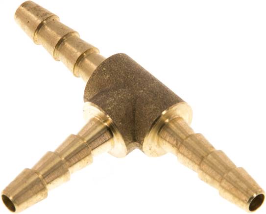 Conector de manguera en T de latón de 5 mm [2 piezas]