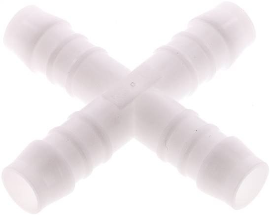 12 mm POM Cross Hose Connector [2 Pieces]