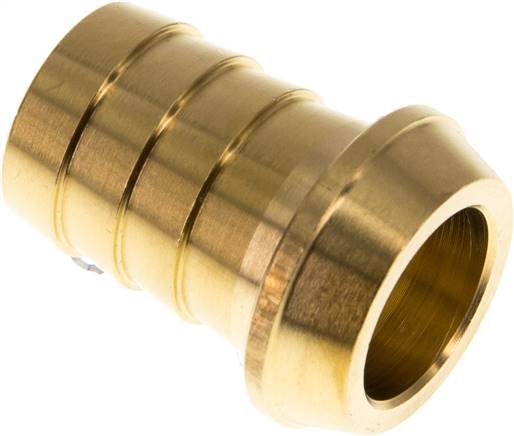 19 mm (3/4'') Messing-Schlauchbolzen ohne Überwurfmutter (G1'') 17mm [2 Stück]