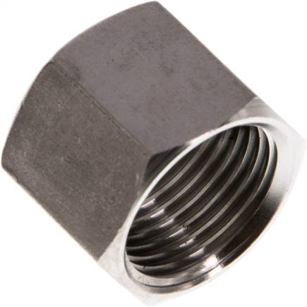 4/6/9mm (G3/8'') Stainless Steel Union Nut L15.5mm [2 Pieces]