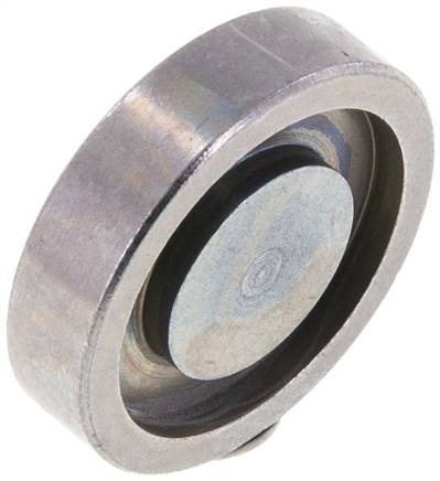 1/2'' SAE Placa Ciega 6000 PSI Acero ISO 6162 [2 Piezas]