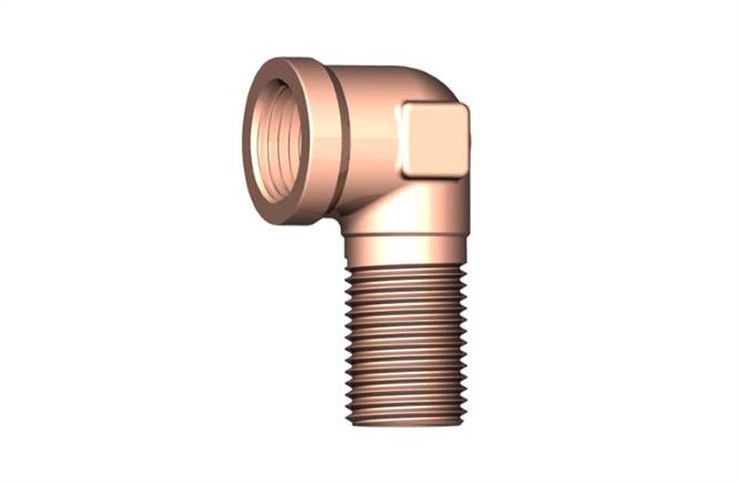 Raufoss Bulkhead 90° - Male Threaded M16x1,5 / Female Threaded M16x1,5 [2 Pieces]