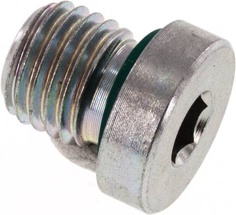 Stecker M12 X 1.5 Stahl FKM mit Innensechskant 400bar (5620.0psi) [2 Stück]